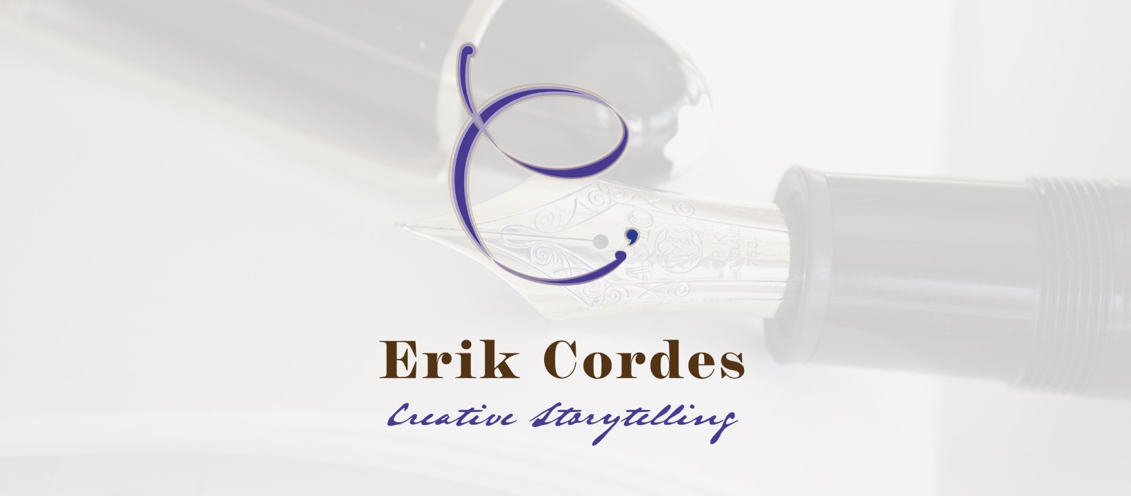Coverpagina met logo Erik Cordes Creative Storytelling.